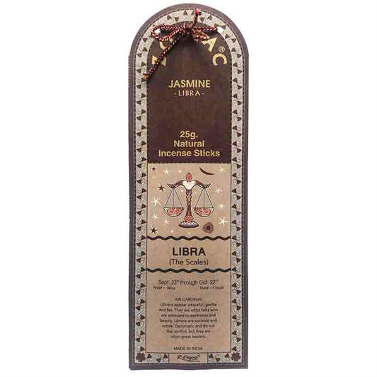 Zodiac Natural Incense- Libra: Jasmine / 25 g.