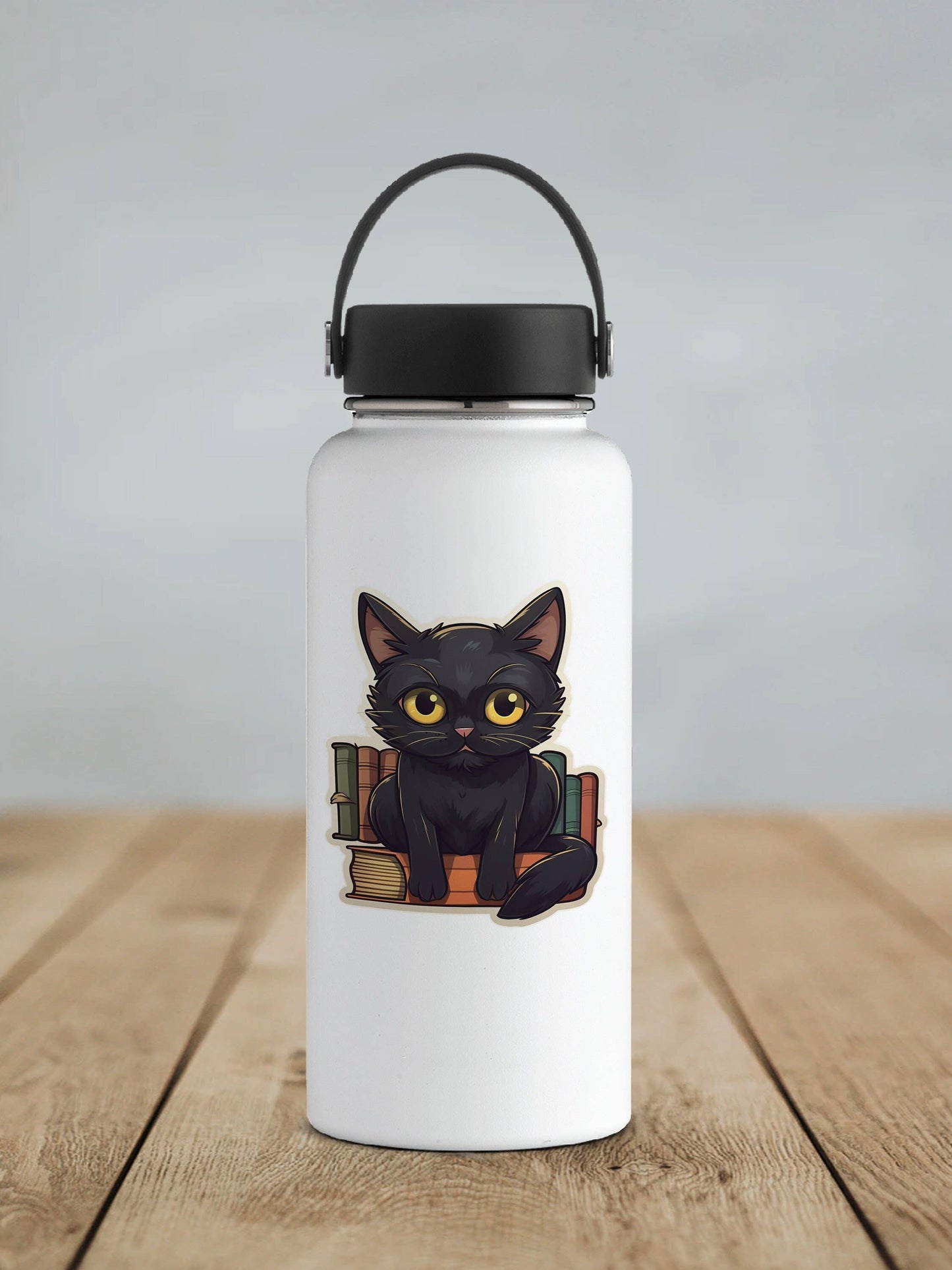 Stickers - OZ - Midnight Reader Kitty