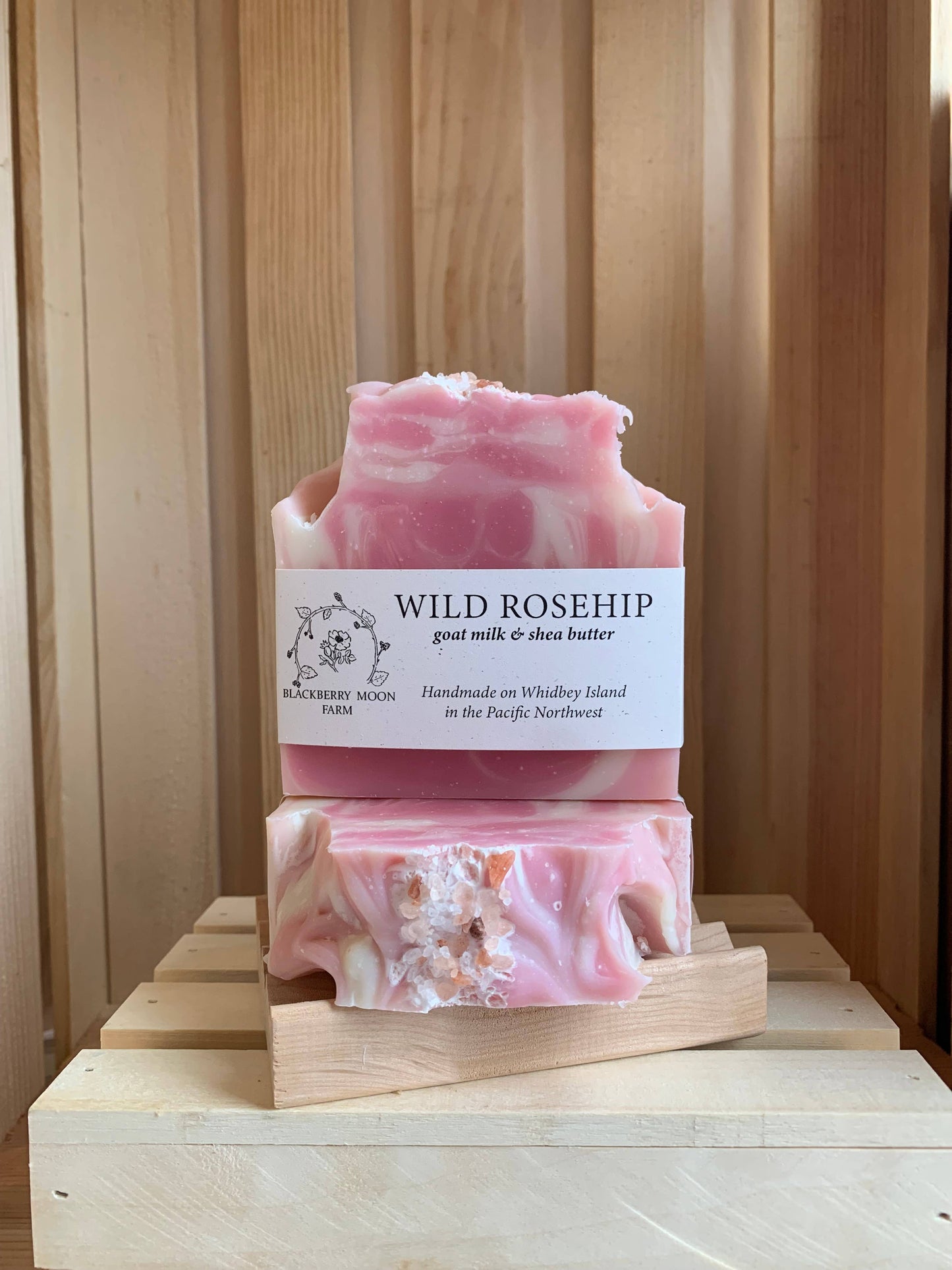Blackberry Moon Soap - Wild Rosehip