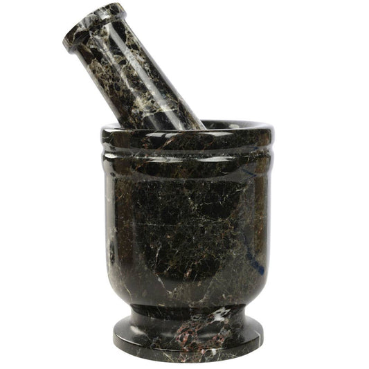 Black Mortar and Pestle - Tall