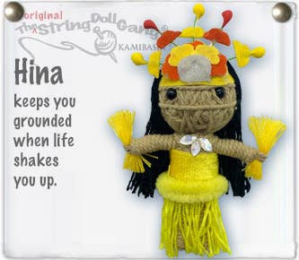 Hina the Tahitian Dancer String Doll Keychain