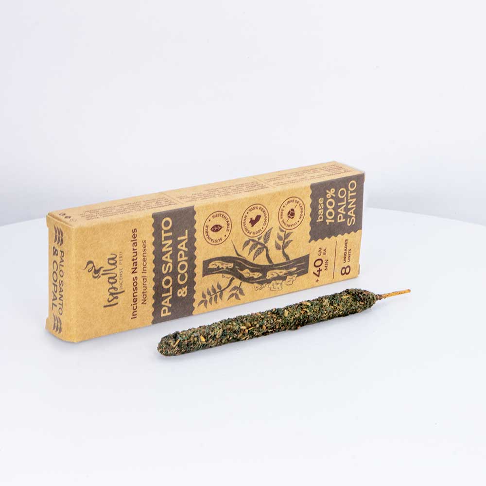 Ispalla Natural Incense - Palo Santo & Copal (8 Sticks): Palo Santo & Copal