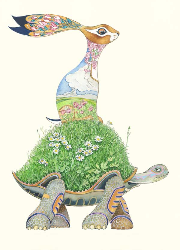 Greeting Card - DM Collection - Tortoise and the Hare