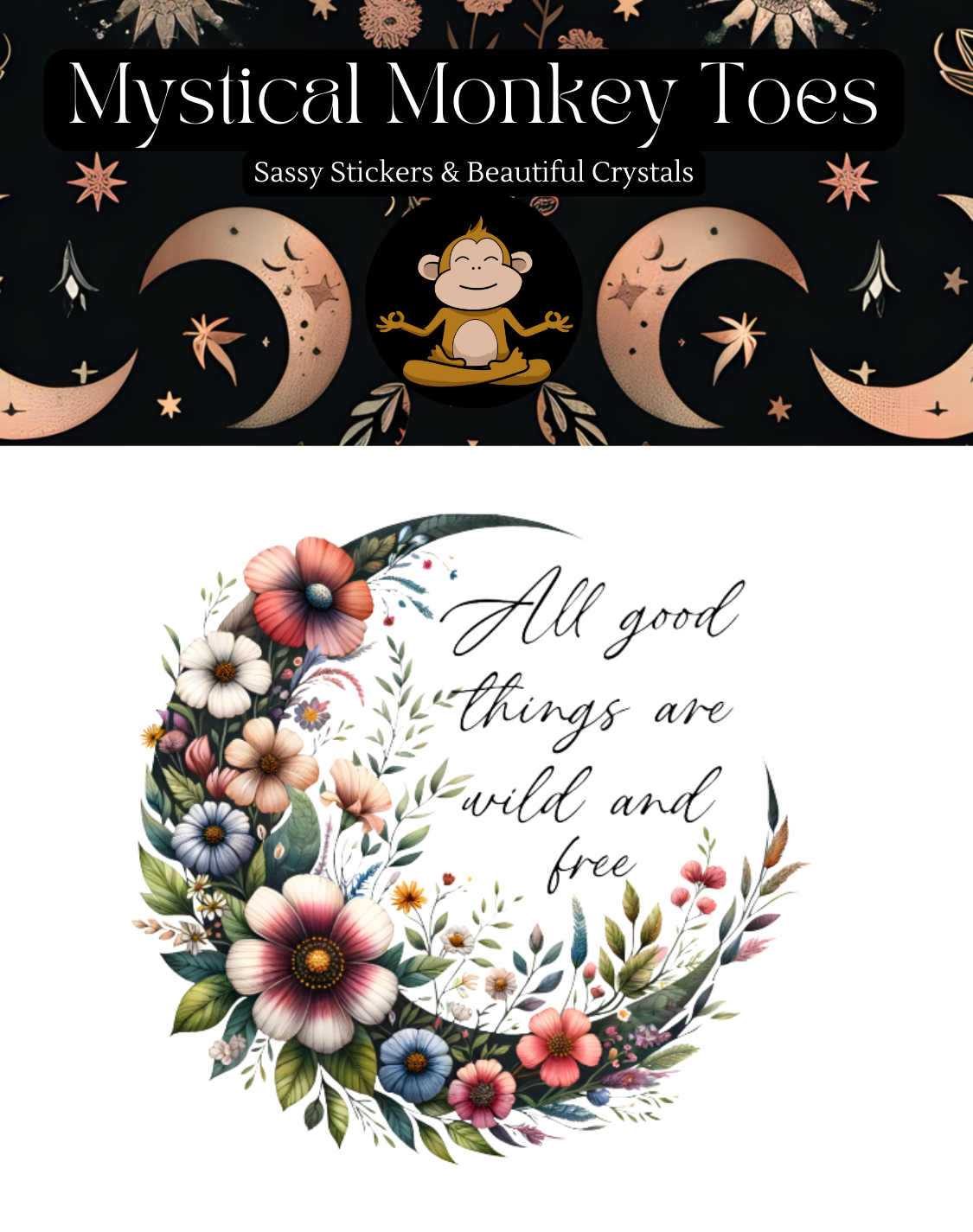 MMT Stickers - Beautiful Moon Sticker