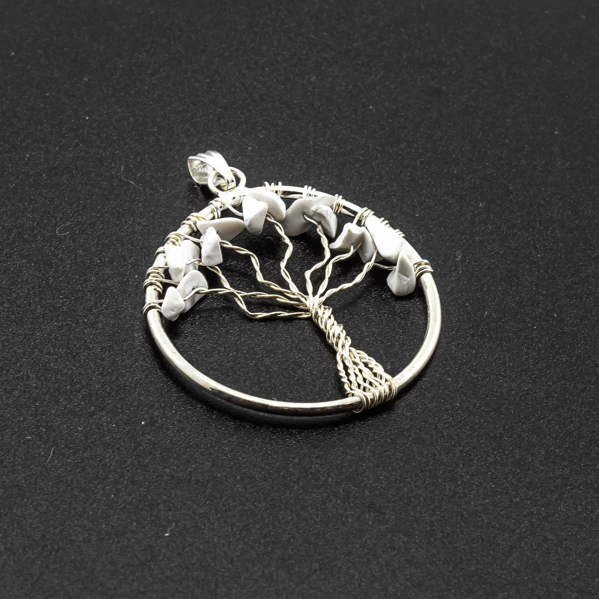 Tree of Life Gemstone Pendant Necklaces: Amethyst