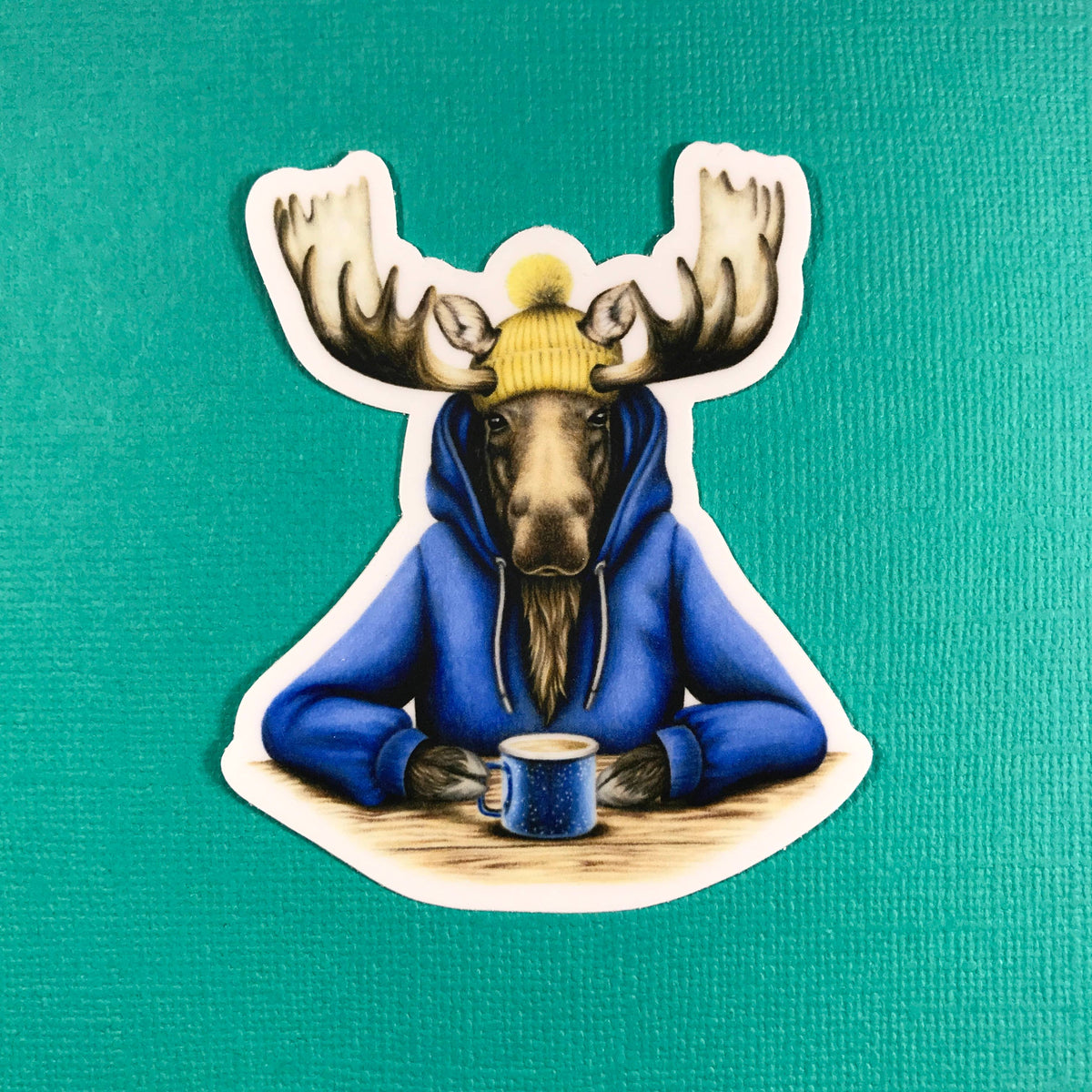 Stickers - Abundance Illustration - Coffee Moose