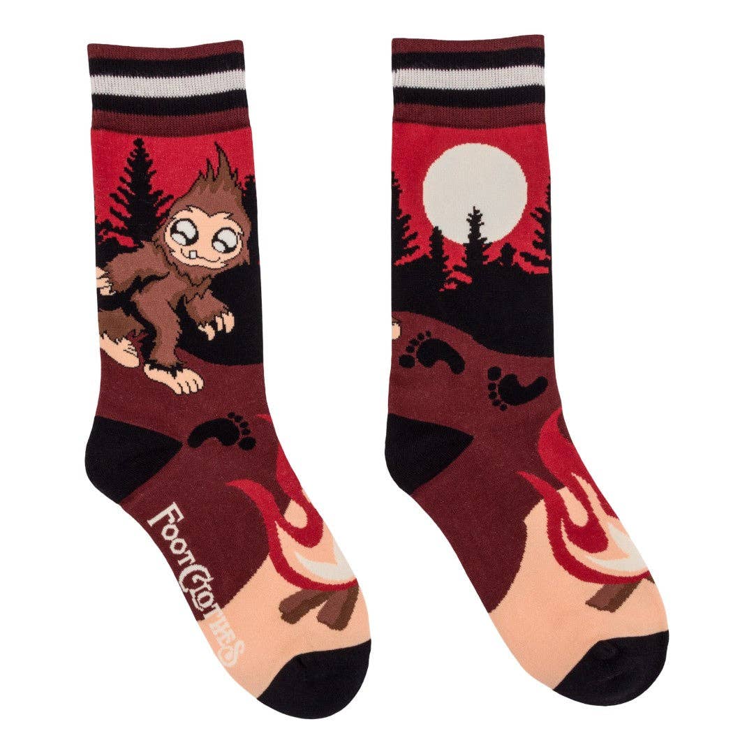 Foot Clothes - Cute Bigfoot Crew Socks