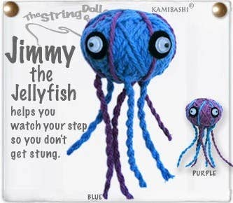 String Doll - Jimmy the Jellyfish Keychain