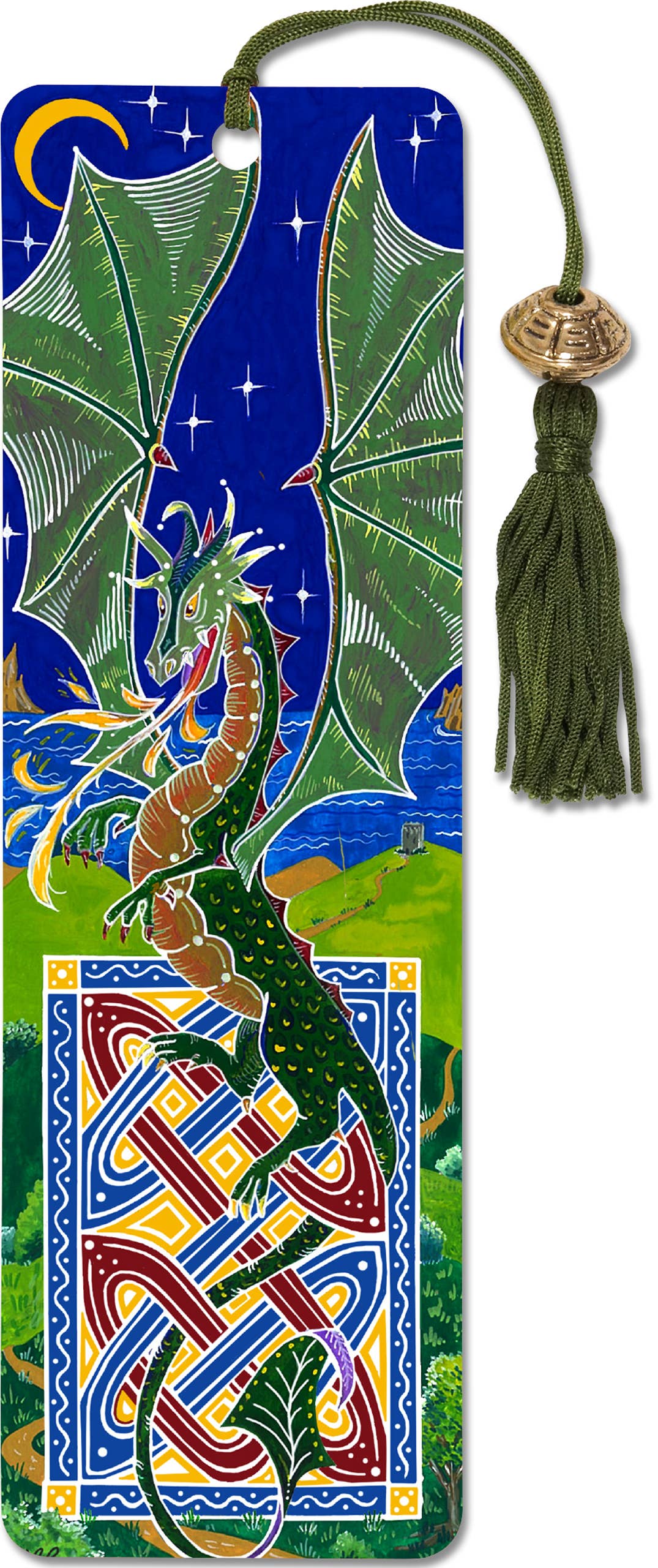 Bookmark - Dragon Beaded