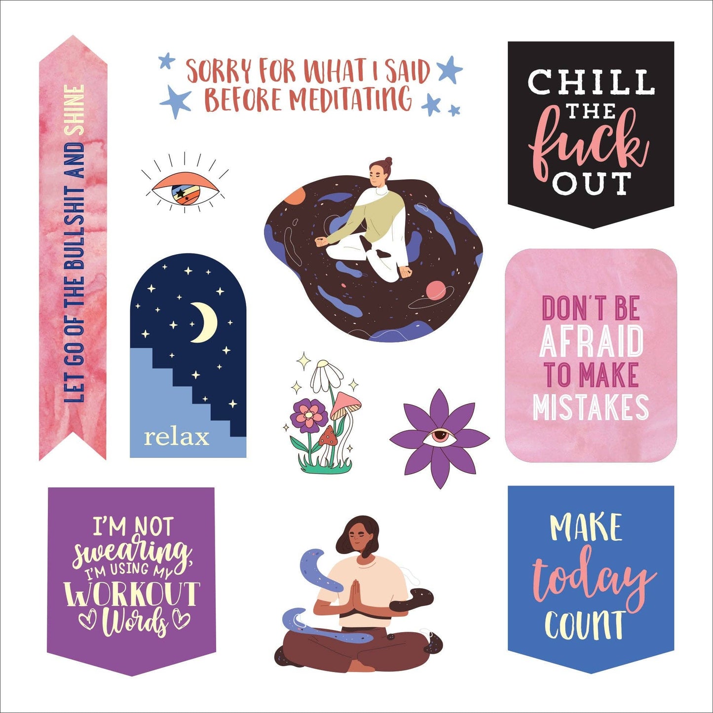 Sticker Book - Inner F*cking Peace