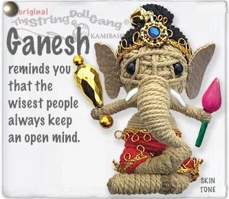 Ganesh String Doll Keychain