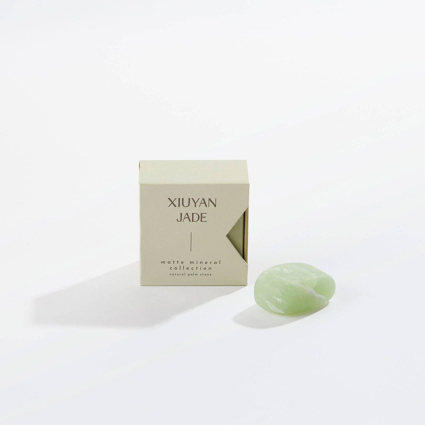 Natural Palm Stone: Xiuyan Jade