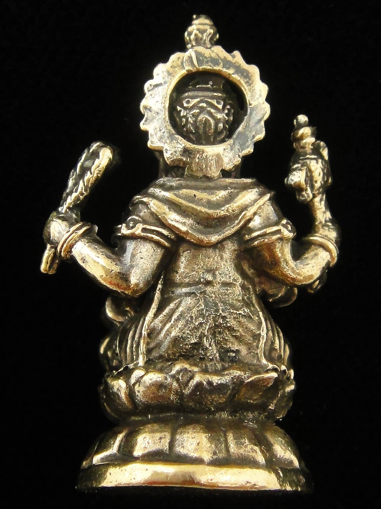 Brass Deity Statuette -Small- Ganesh