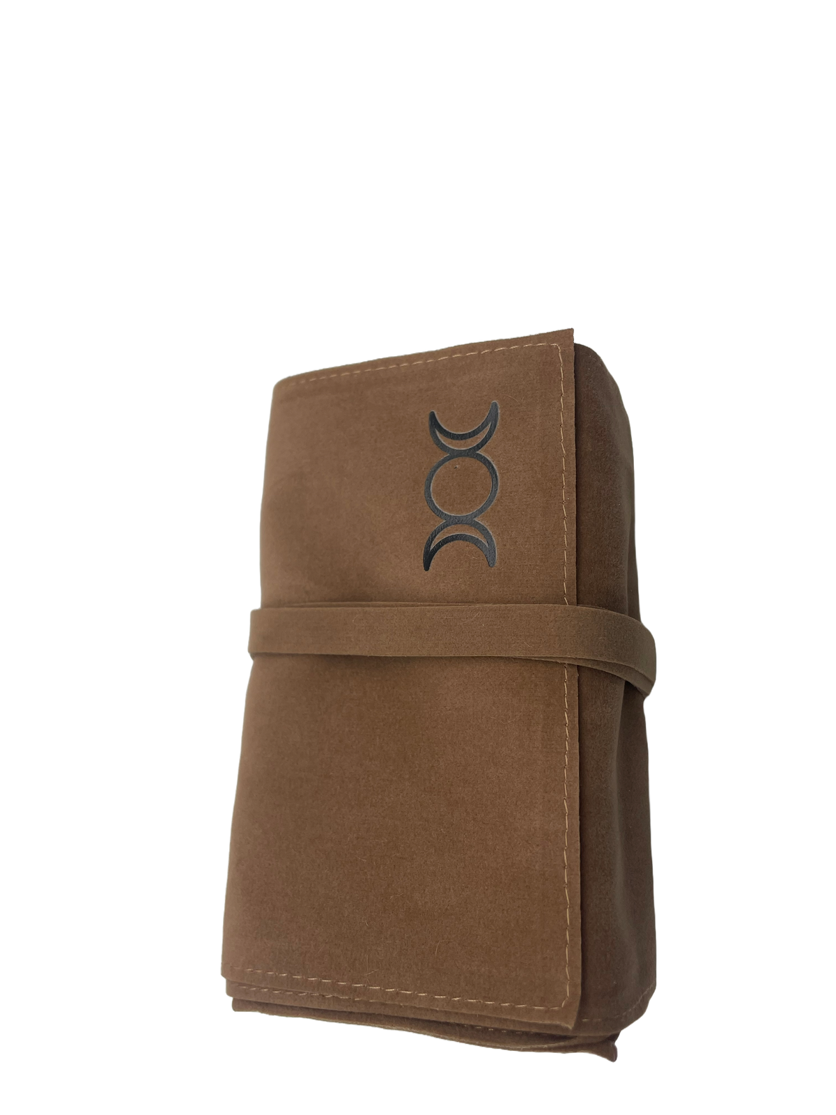 Triple Moon Velvet Tarot Bags: Brown