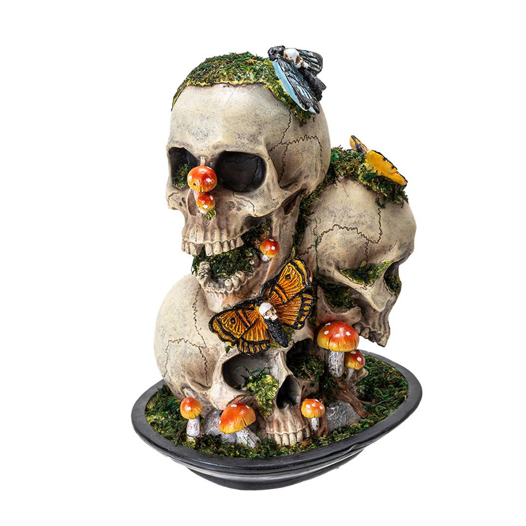 Skull with Death Moths