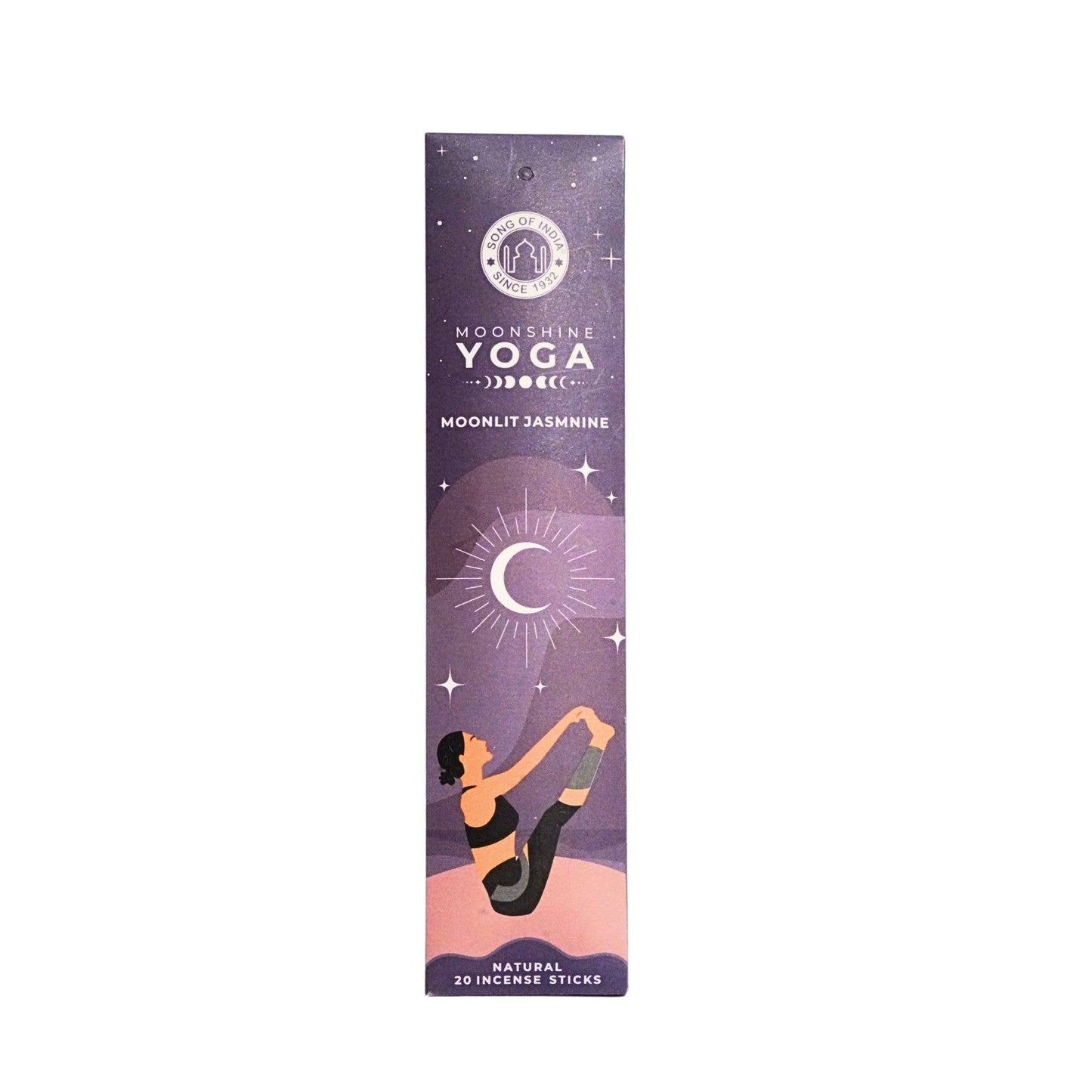 Moonshine Yoga Incense - Moonlit Jasmine - 20 Sticks