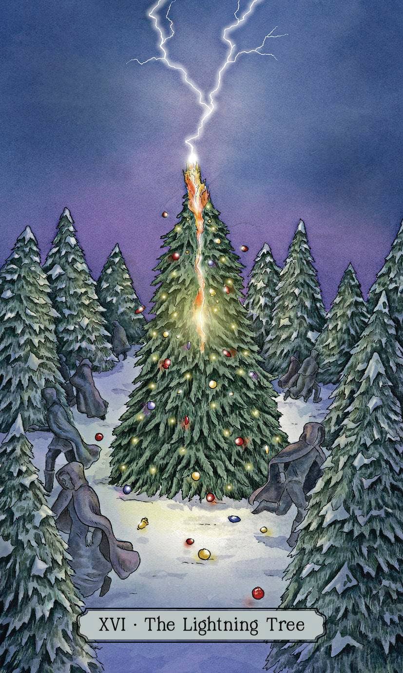 Yuletide Tarot Deck (Christmas Tarot Cards)