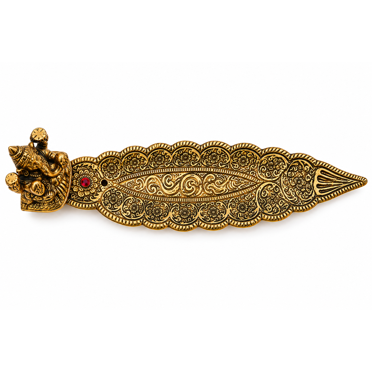 Laxmi Incense Stick Holder & Ash Catcher – Ornate