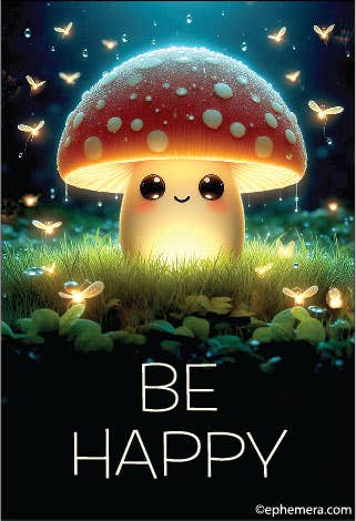 Magnet - Ephemera - BE HAPPY!