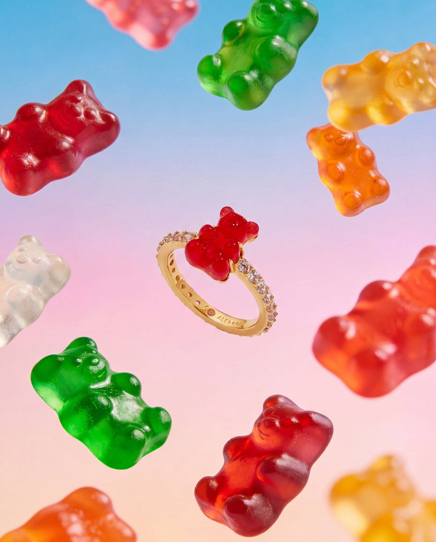 Gummy Bear Ring: Gold