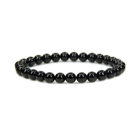 Energy Beads - 4mm Obsidian - Beaded Bracelet