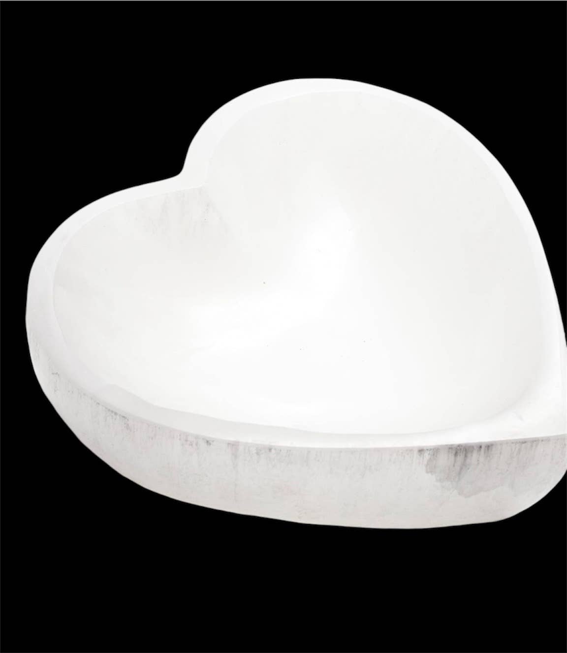 Selenite Bowl Heart Shape 5 Sizes: 10cm
