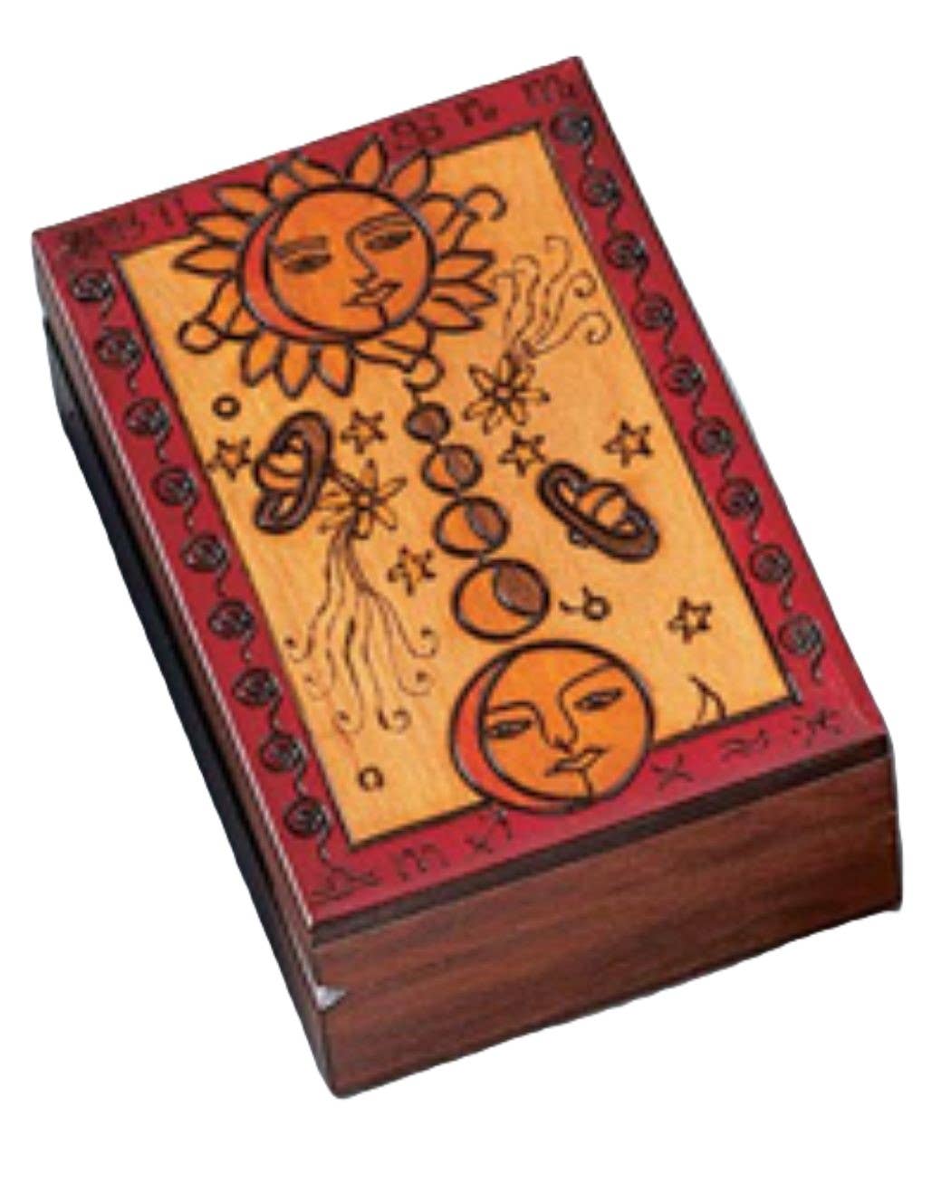 Sun/Moon Tarot Card Box