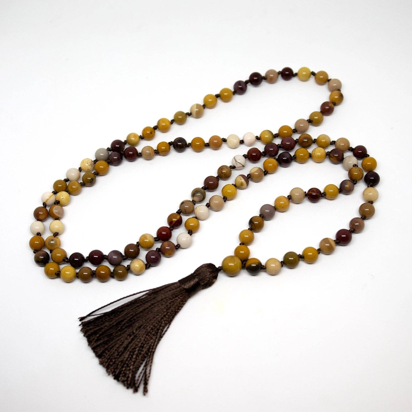 Mala - Mookaite Knotted 108 Beads - Prayer Beads - 8mm