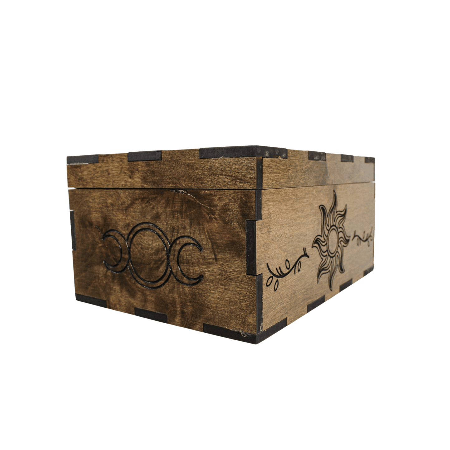 Sunburst Box with Runes Set