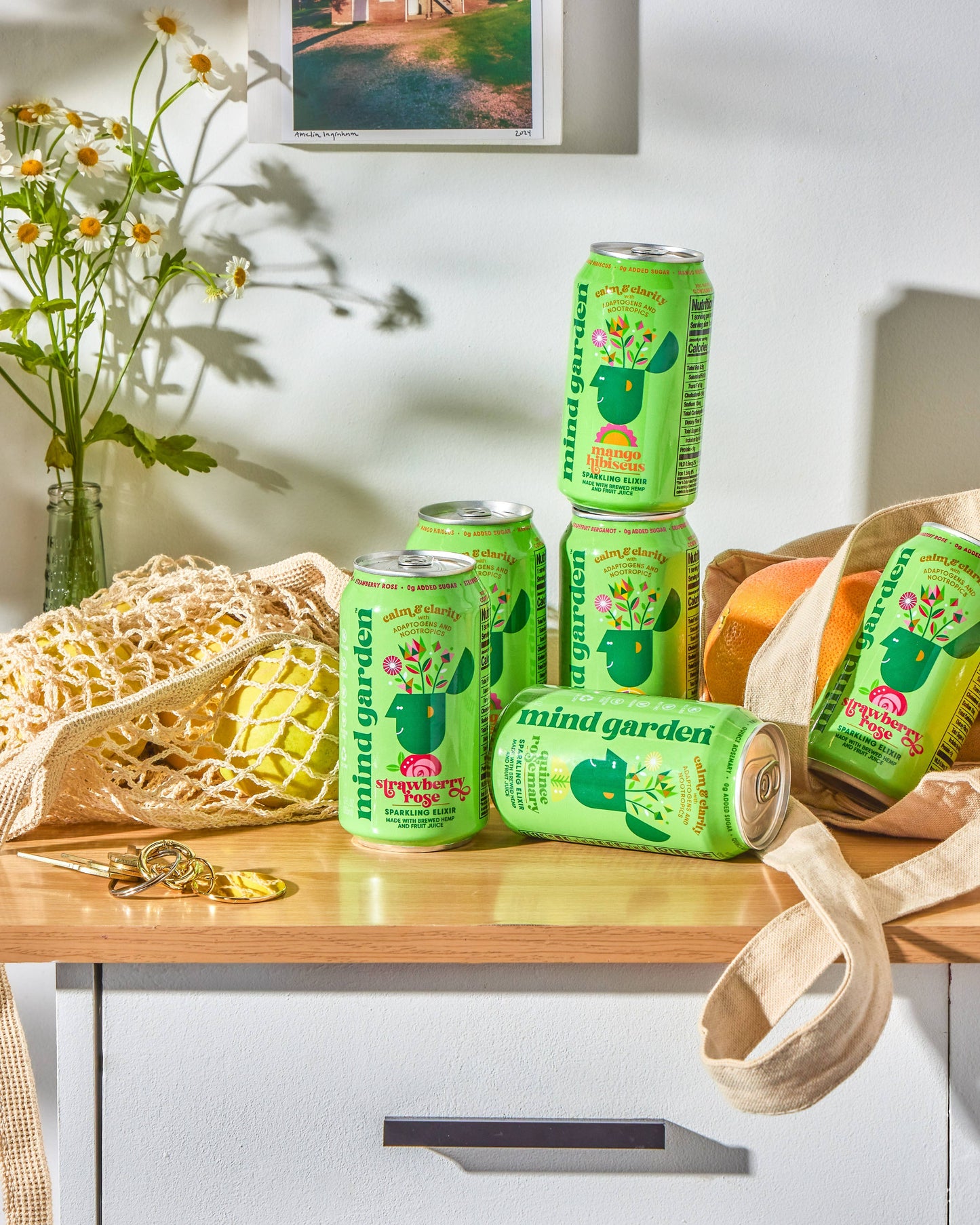 Mind Garden Adaptogen Mango Hibiscus Drink