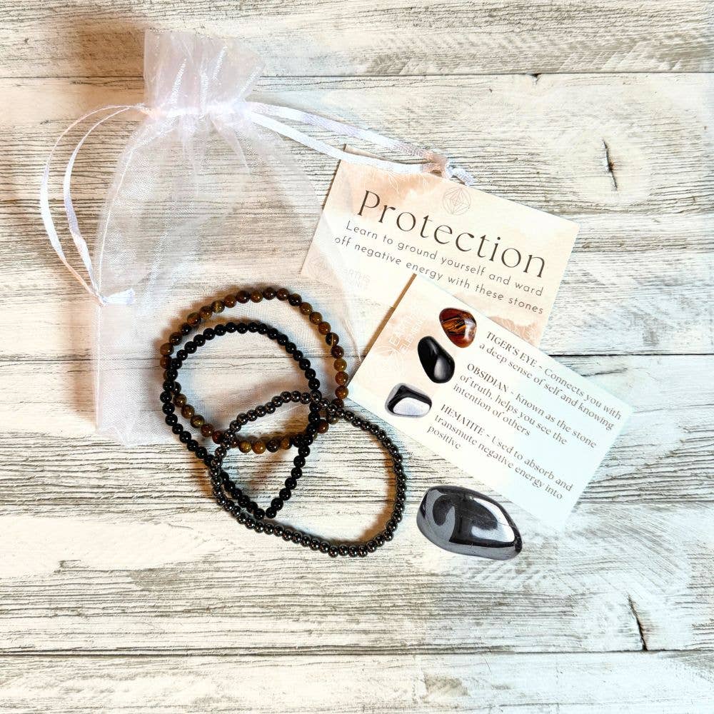 Intentions Bracelet Set - Protection 4mm