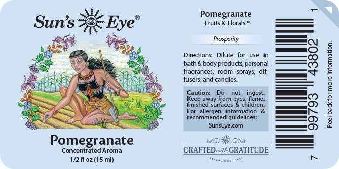 Pomegranate Oil: .5 fl oz - Sun's Eye