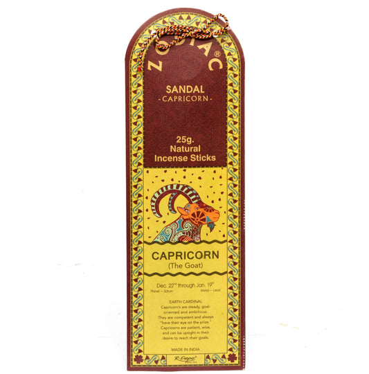Zodiac Natural Incense- Capricorn: Sandal / 25 g.