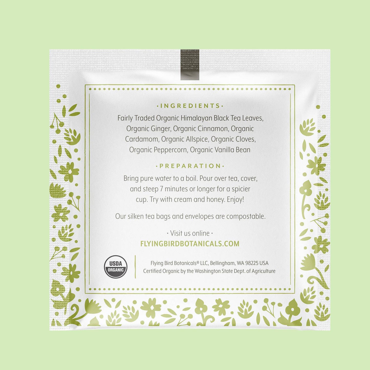 Cedarwood Chai - Individual Envelope