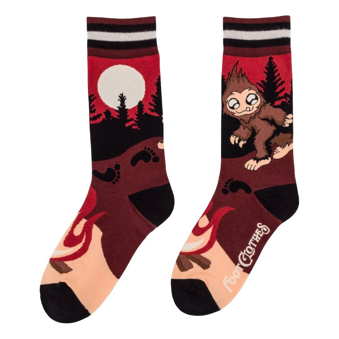 Foot Clothes - Cute Bigfoot Crew Socks