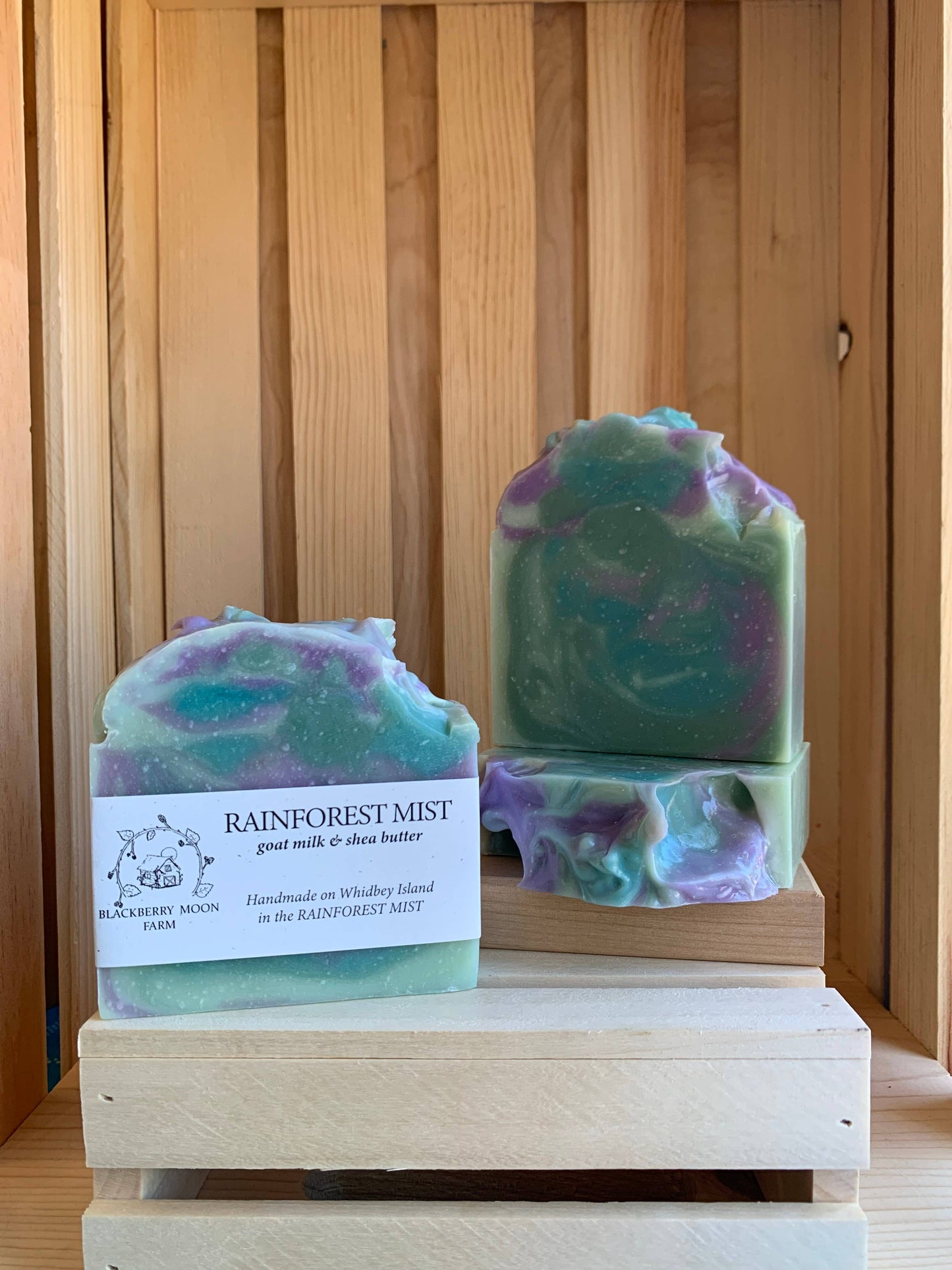 Blackberry Moon Soap - Rainforest Mist