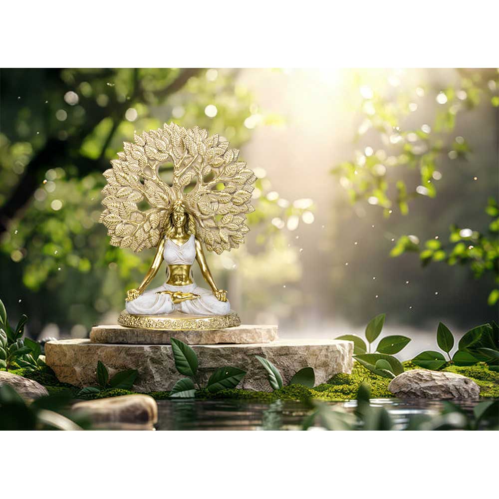 Yoga Lady w/Tree of Life (Each): Yoga Lady with Tree of Life