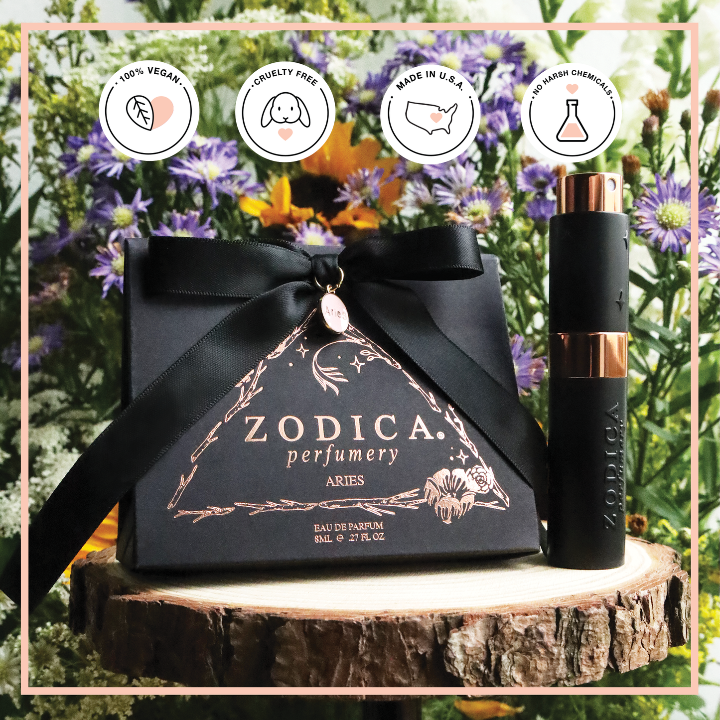 Zodica Perfume - Aquarius - Twist & Spritz Travel Spray Gift Set 8ml