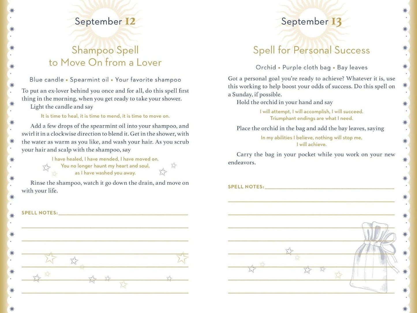 Daily Spell Journal: A Diary of Enchantments