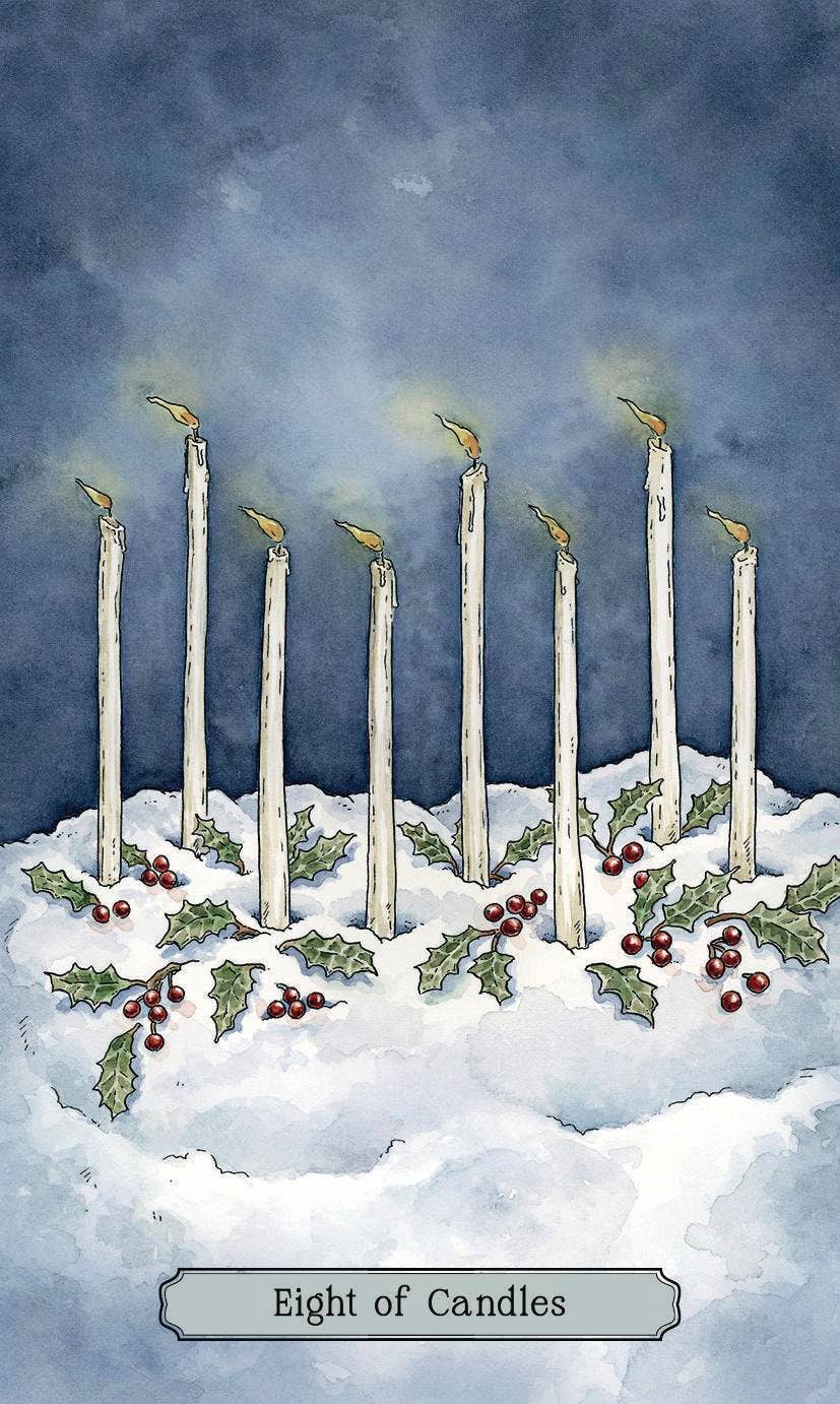 Yuletide Tarot Deck (Christmas Tarot Cards)
