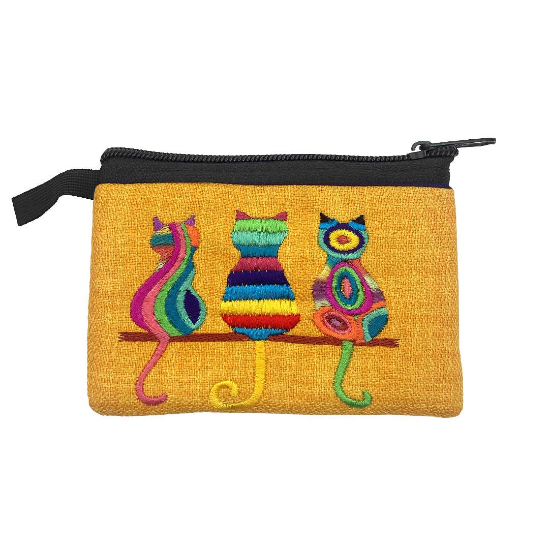 3 Cats Ecuadorian Coin Purse