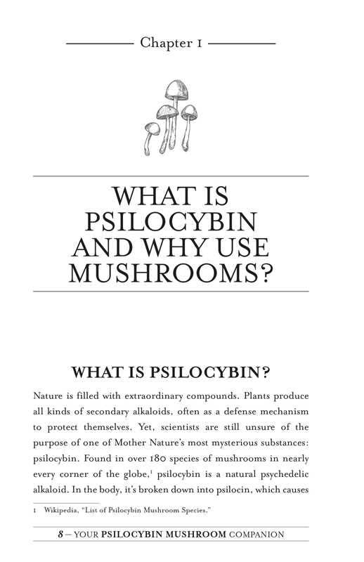 Your Psilocybin Mushroom Companion by Michelle Janikian: Paperback; 224 pages / English
