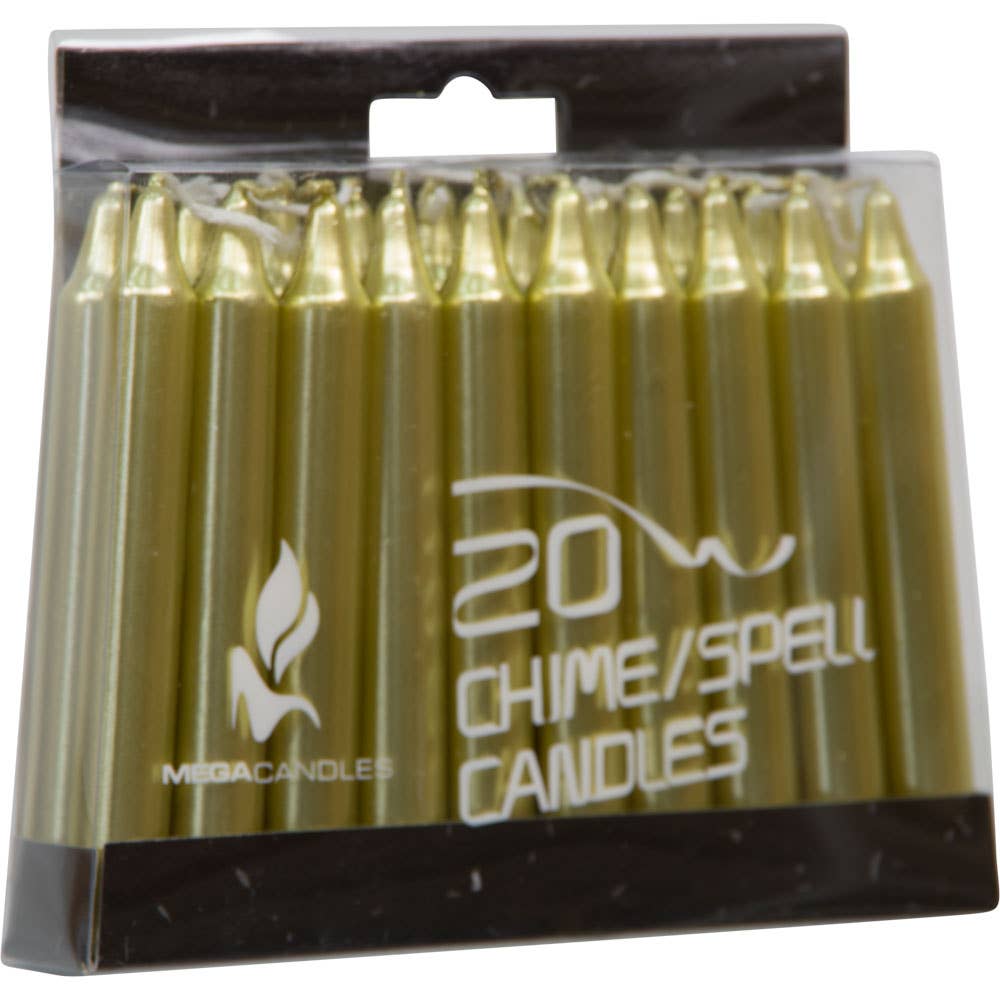 Mini Candles - Gold Metallic (per candle)