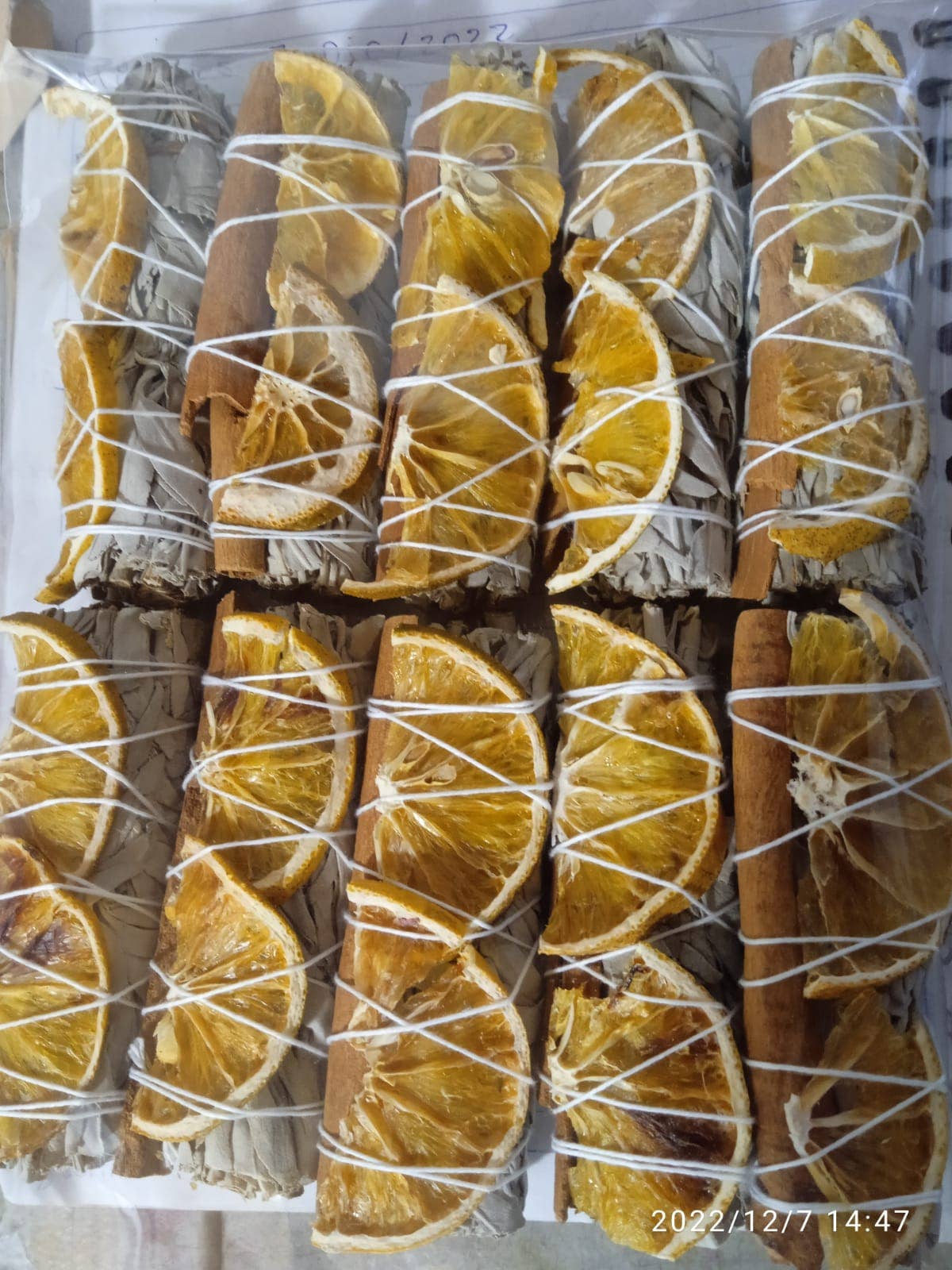 Smudge Bundle - Orange , Cinnamon & Cedar
