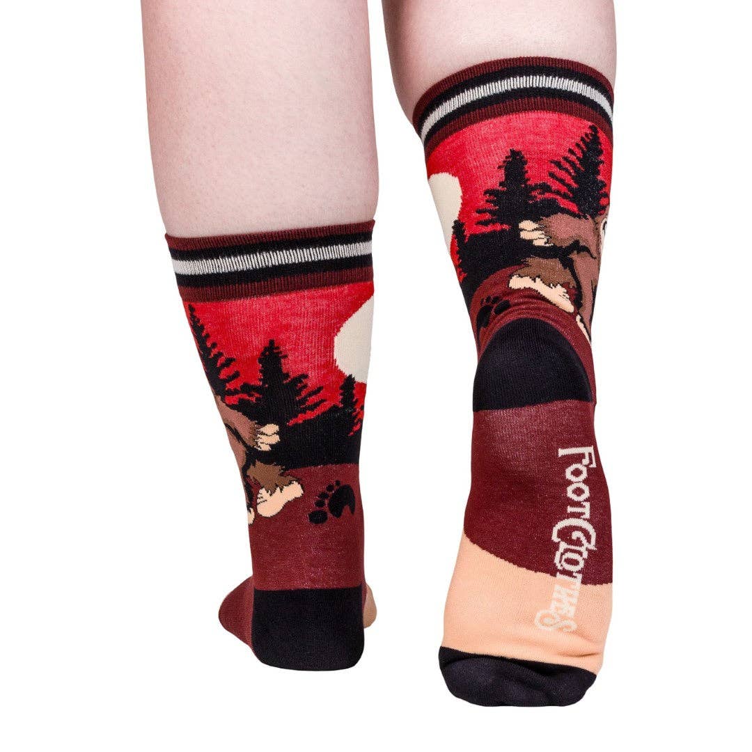 Foot Clothes - Cute Bigfoot Crew Socks