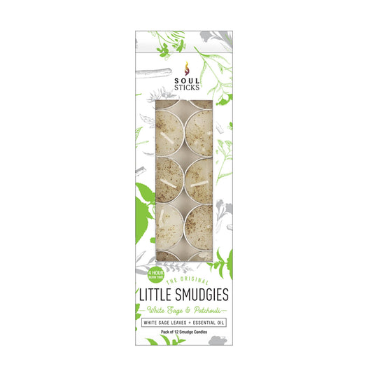 Little Smudgies - Patchouli Tealight Smudge Candles (12)