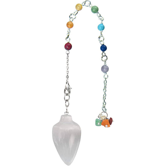 Pendulum Teardrop White Selenite (Each)