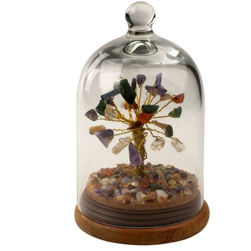 Peridot Wishing Tree in Dome (with Box)