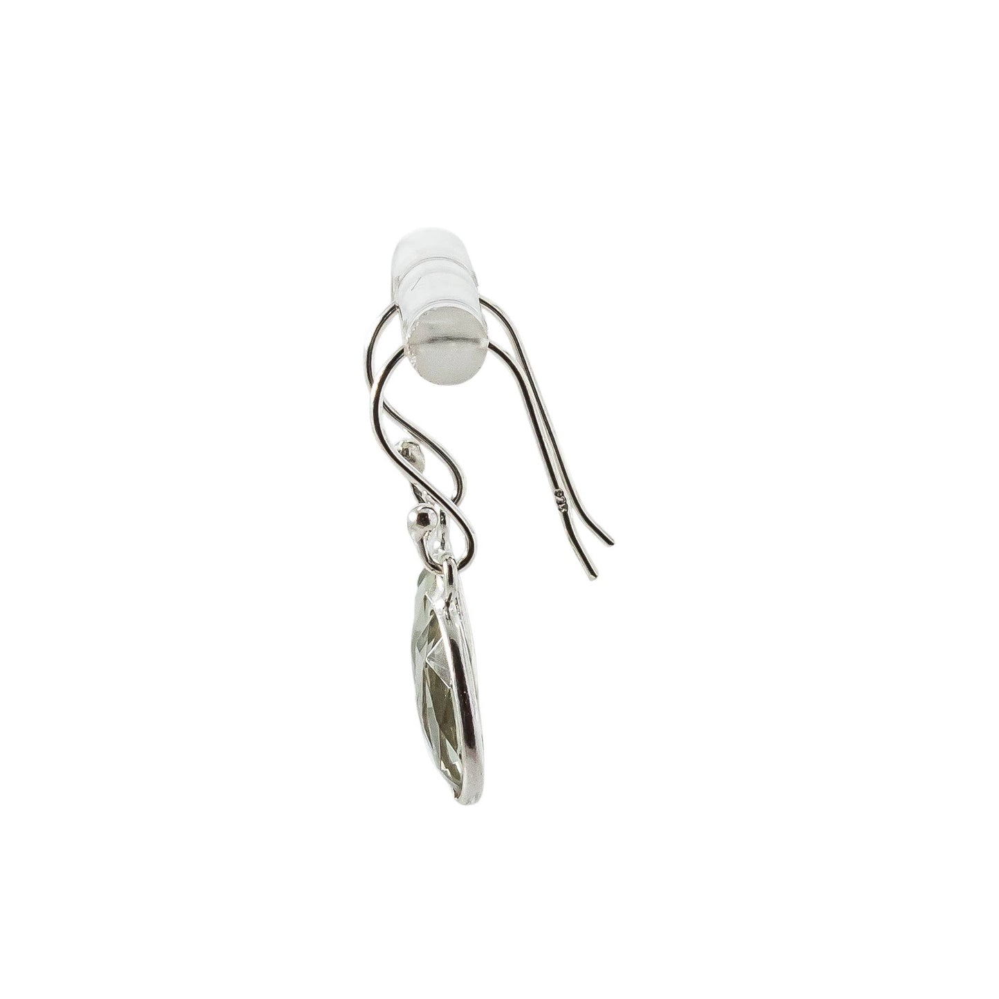 Aquamarine Sterling Silver Dangle Earrings