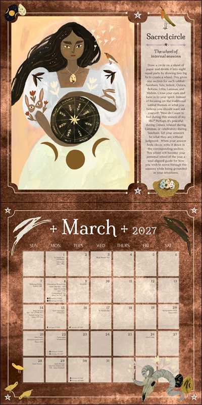 2027 Seasons of the Witch Wall Calendar by Lorraine Anderson